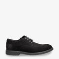 Gante zapatos de piel con forro interior de piel. negro