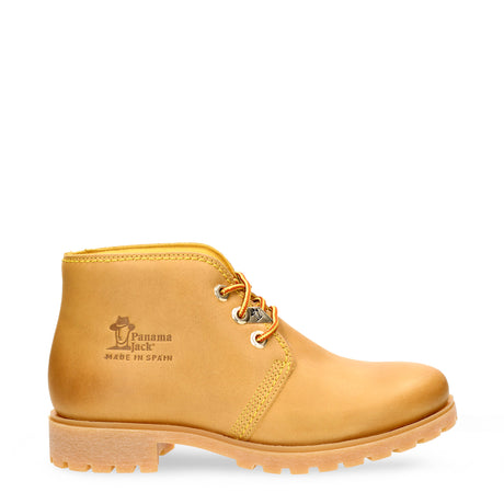 Bota Panama botín de piel con forro interior de piel. vintage