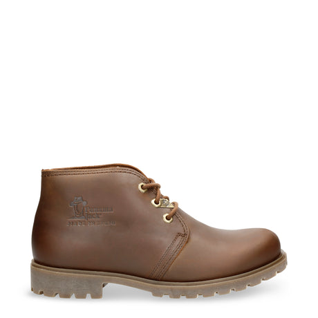 Bota Panama botín de piel con forro interior de piel. cuero