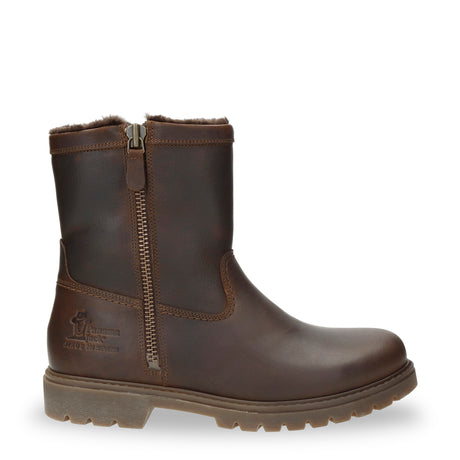 Faruk botas de piel con forro interior de pelo. vison