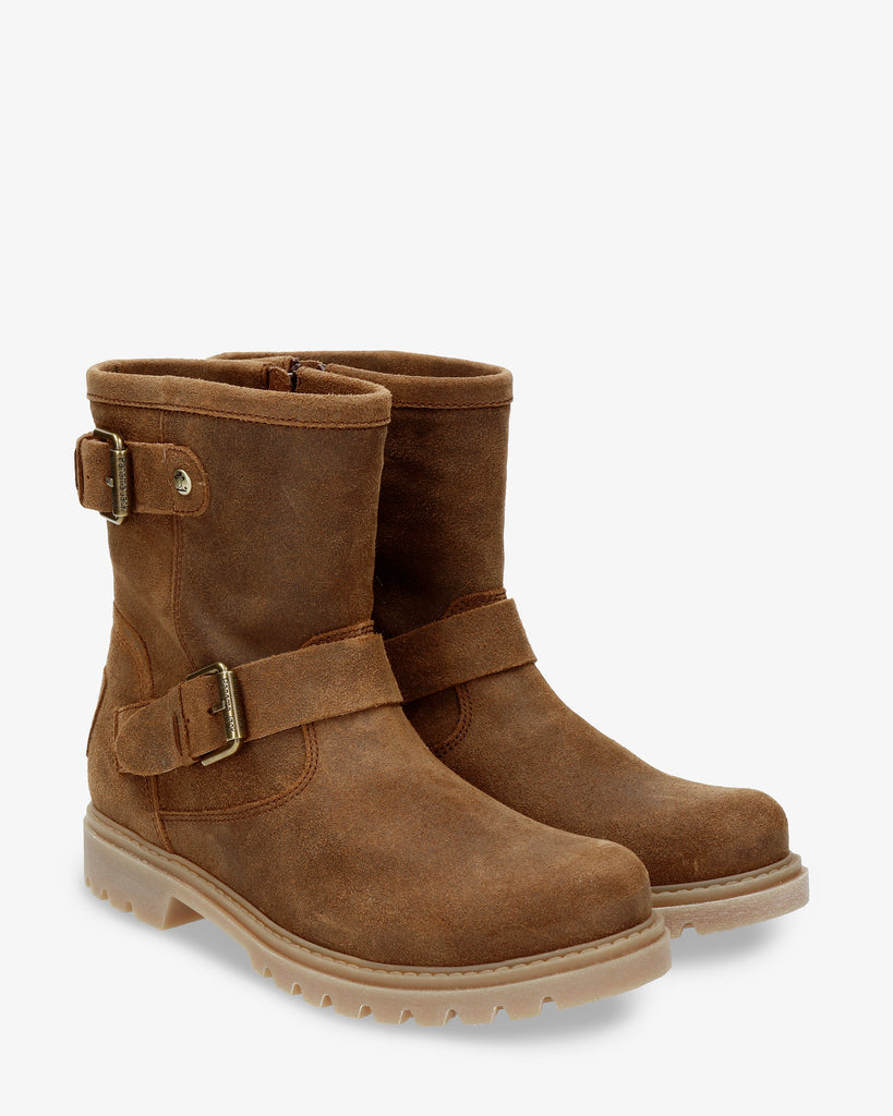 Felina botas de piel con forro interior de piel. cuero