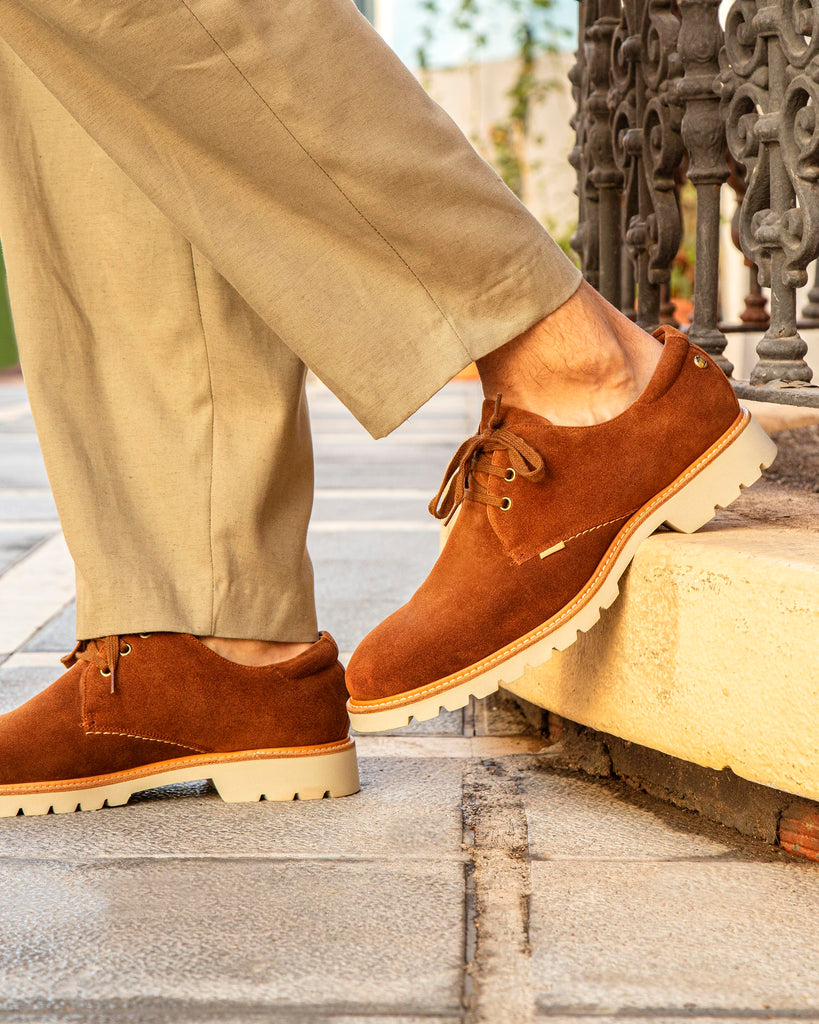 Gadner zapatos de piel con forro interior de piel. cuero