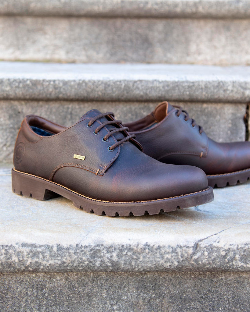 Jackson Gtx zapatos de piel con forro interior de gore-tex®. castaño