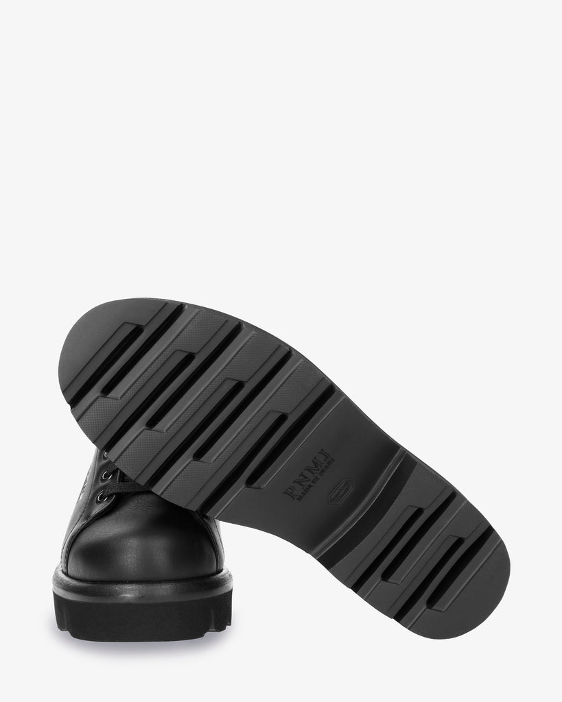 Liah zapatos de piel con forro interior de piel. negro