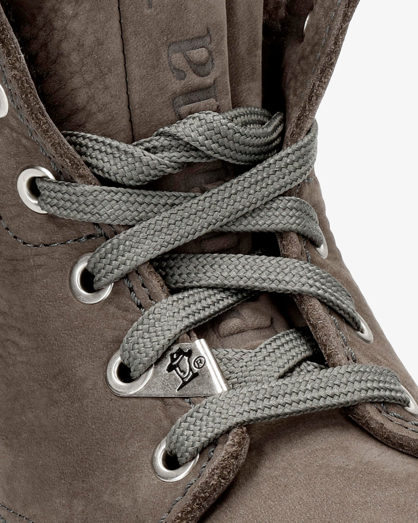 Panama 03 Igloo botas de piel con forro interior de pelo natural. gris