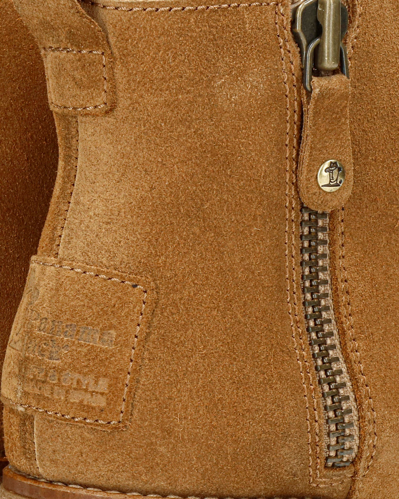 Pauline botines de piel con forro interior de piel. cuero