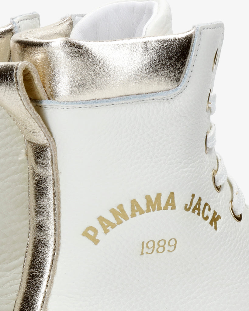 Yuca botas de piel con forro interior de piel. blanco