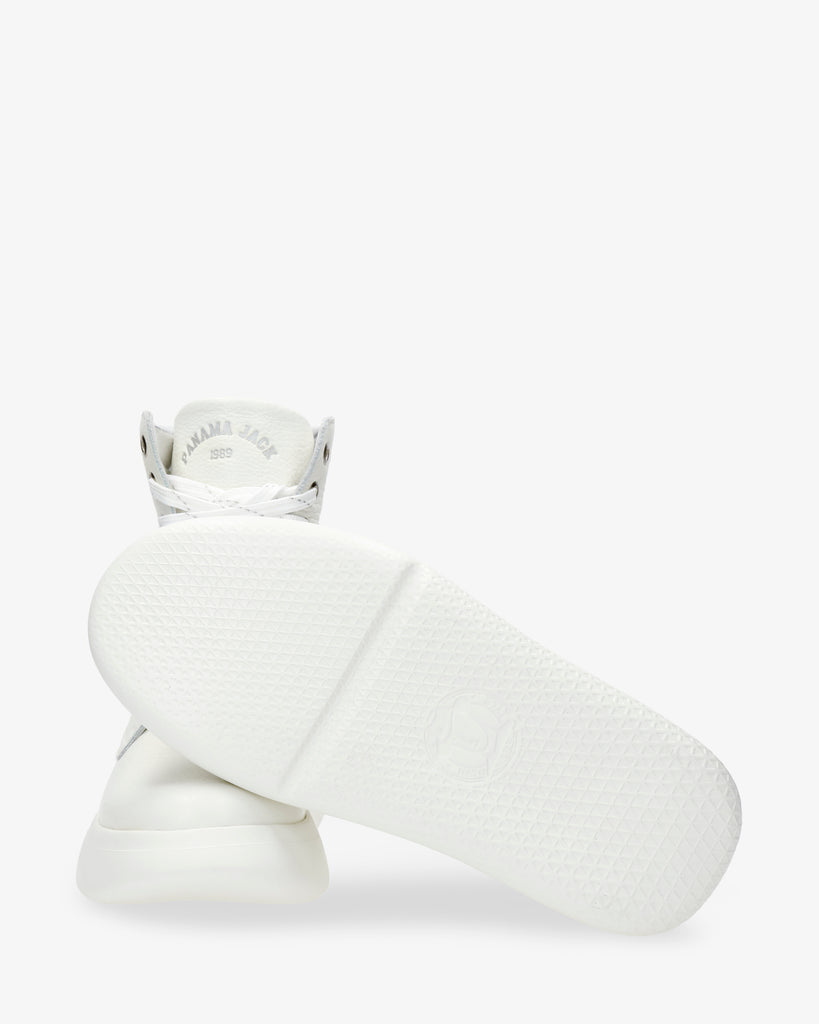 Yuca botas de piel con forro interior de piel. blanco