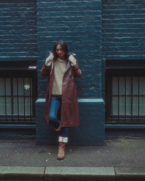 Neck botas de piel con forro interior de pelo. cuero